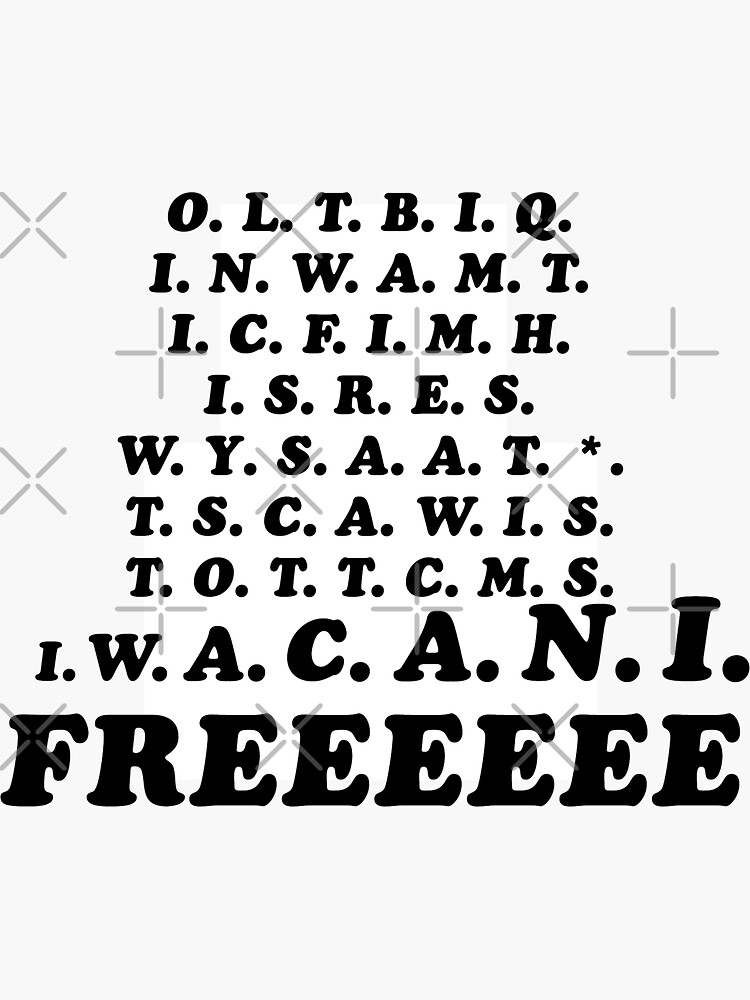 "Monkey Wrench Bridge Letters" Sticker for Sale by Tnsamhooker Redbubble