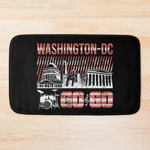 Item preview, I Love D.C. Go Go Washington DC Music Scene Grungy Distressed Version designed and sold by CharJens.
