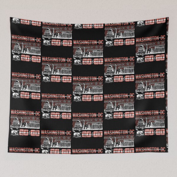 Item preview, I Love D.C. Go Go Washington DC Music Scene Grungy Distressed Version designed and sold by CharJens.