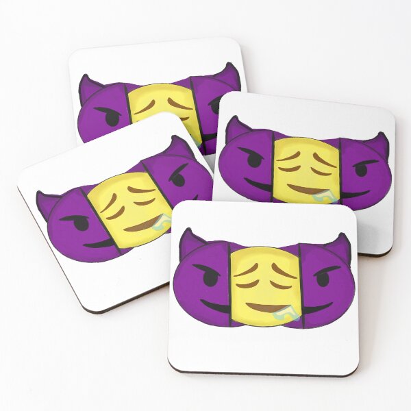 Item preview, the horny-devil-emoji  designed and sold by KIRA BROWN.