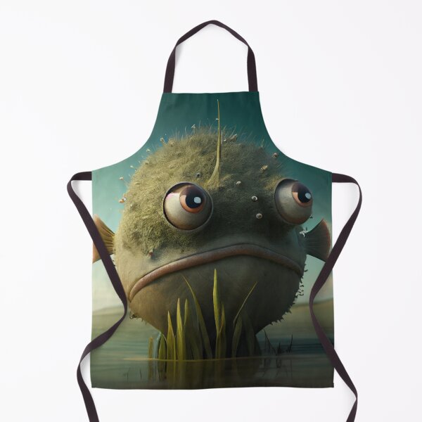 Item preview, Cute Funny Little Weird Swamp Monster Digital Painting designed and sold by CodeAndColors.