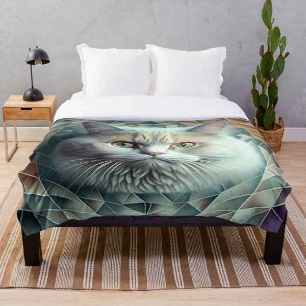 Item preview, A Fractal Portrait of a British Shorthair Cat designed and sold by Daniel Leighton.
