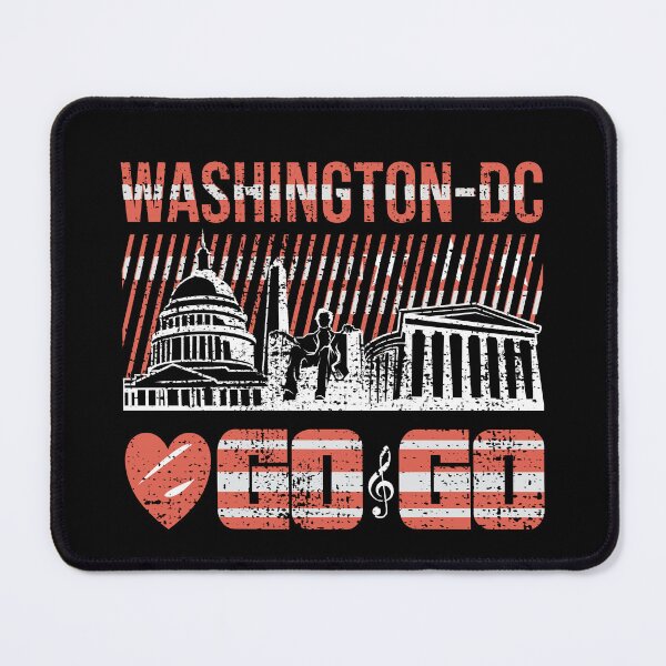 Item preview, I Love D.C. Go Go Washington DC Music Scene Grungy Distressed Version designed and sold by CharJens.