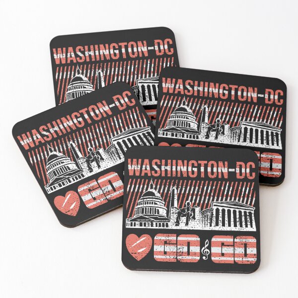 Item preview, I Love D.C. Go Go Washington DC Music Scene Grungy Distressed Version designed and sold by CharJens.