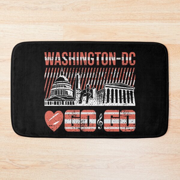 Item preview, I Love D.C. Go Go Washington DC Music Scene Grungy Distressed Version designed and sold by CharJens.