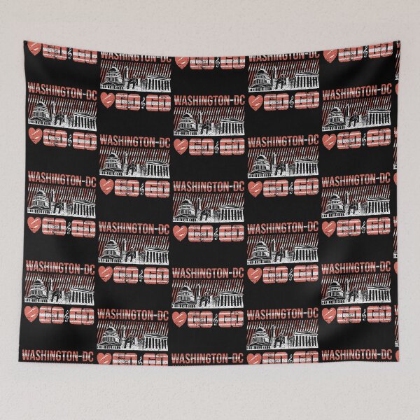Item preview, I Love D.C. Go Go Washington DC Music Scene Grungy Distressed Version designed and sold by CharJens.