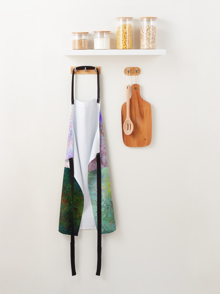 Thumbnail 2 of 6, Apron, Inverse Abstract designed and sold by AmandaFineArt.