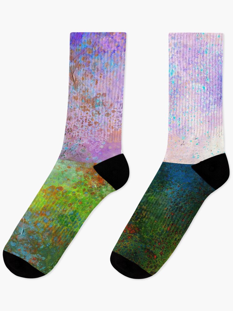 Thumbnail 1 of 5, Socks, Inverse Abstract designed and sold by AmandaFineArt.