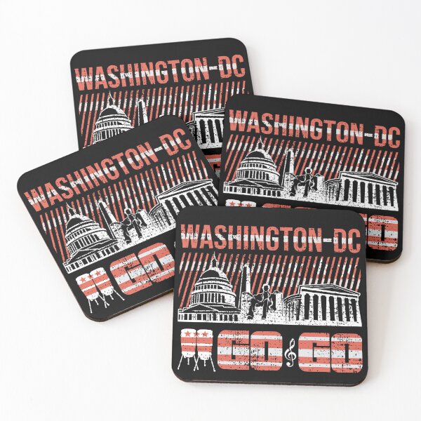 Item preview, I Love D.C. Go Go Washington DC Music Scene Grungy Distressed Version designed and sold by CharJens.