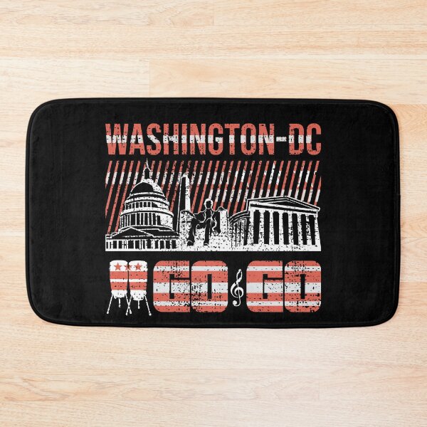 Item preview, I Love D.C. Go Go Washington DC Music Scene Grungy Distressed Version designed and sold by CharJens.