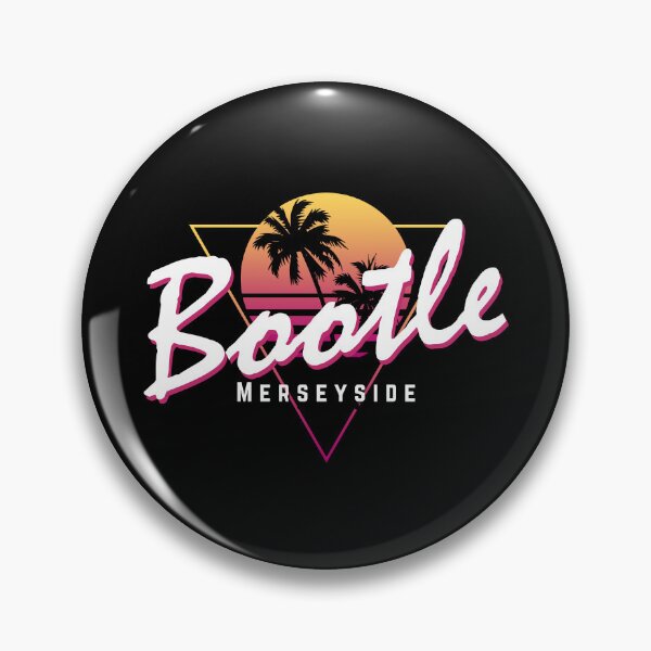 Item preview, Funny 80s Retro Sunset 'Bootle' Merseyside designed and sold by dinosareforever.