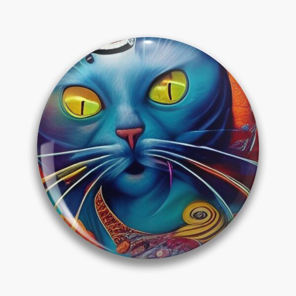 Item preview, Colorful, abstract cat wall art as prints, on canvas, or large posters. Wall art decor for your home. Choice of print sizes. designed and sold by JoelsCorner.