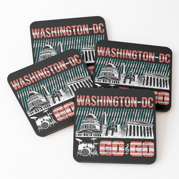 Item preview, I Love D.C. Go Go Washington DC Music Scene Grungy Distressed Version designed and sold by CharJens.