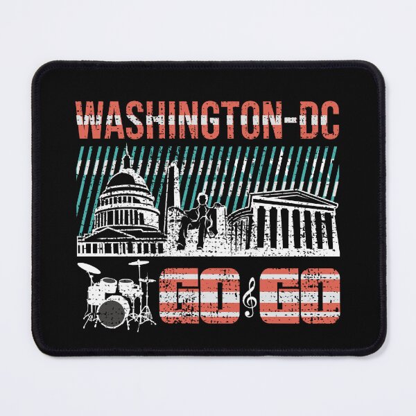 Item preview, I Love D.C. Go Go Washington DC Music Scene Grungy Distressed Version designed and sold by CharJens.