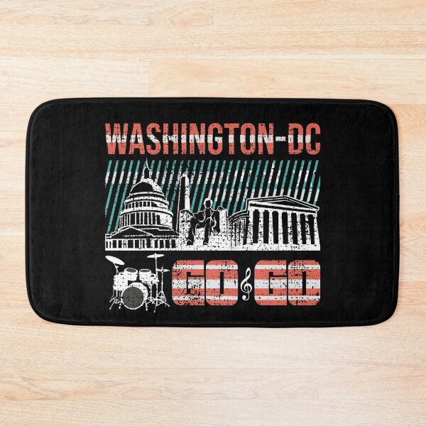 Item preview, I Love D.C. Go Go Washington DC Music Scene Grungy Distressed Version designed and sold by CharJens.
