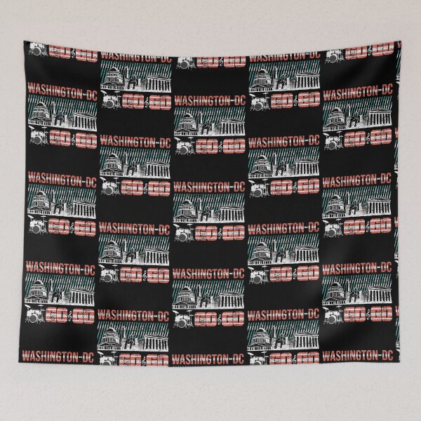 Item preview, I Love D.C. Go Go Washington DC Music Scene Grungy Distressed Version designed and sold by CharJens.