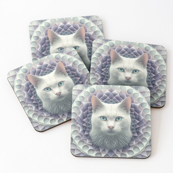 Item preview, A Fractal Portrait of a Burmilla Cat designed and sold by Daniel Leighton.