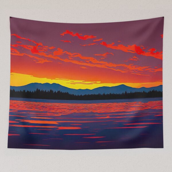 Item preview, Epic Sunset: Silkscreen Landscape designed and sold by Studio Axis.
