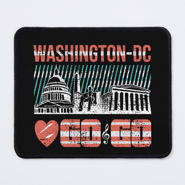 Item preview, I Love D.C. Go Go Washington DC Music Scene Grungy Distressed Version designed and sold by CharJens.