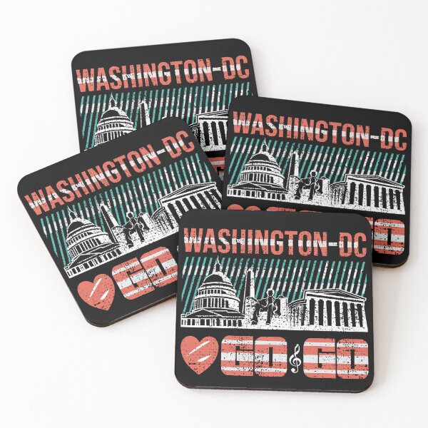 Item preview, I Love D.C. Go Go Washington DC Music Scene Grungy Distressed Version designed and sold by CharJens.