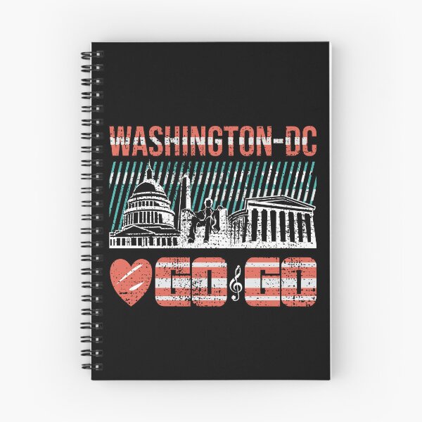 Item preview, I Love D.C. Go Go Washington DC Music Scene Grungy Distressed Version designed and sold by CharJens.