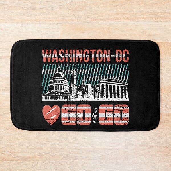 Item preview, I Love D.C. Go Go Washington DC Music Scene Grungy Distressed Version designed and sold by CharJens.