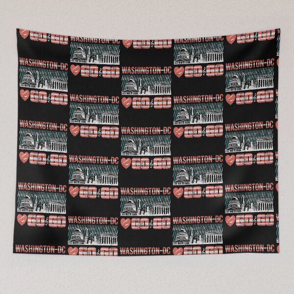 Item preview, I Love D.C. Go Go Washington DC Music Scene Grungy Distressed Version designed and sold by CharJens.