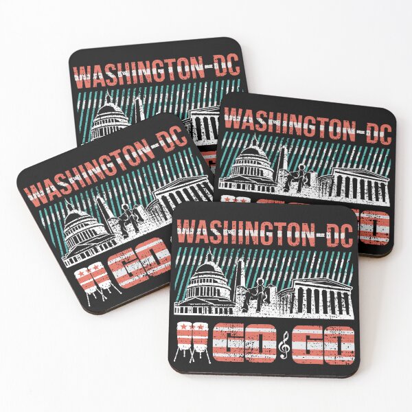 Item preview, I Love D.C. Go Go Washington DC Music Scene Grungy Distressed Version designed and sold by CharJens.
