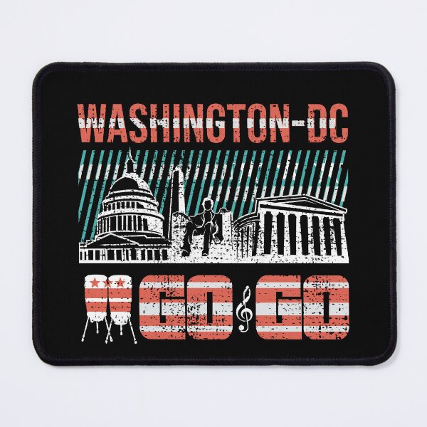 Item preview, I Love D.C. Go Go Washington DC Music Scene Grungy Distressed Version designed and sold by CharJens.