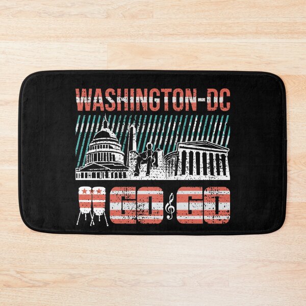 Item preview, I Love D.C. Go Go Washington DC Music Scene Grungy Distressed Version designed and sold by CharJens.