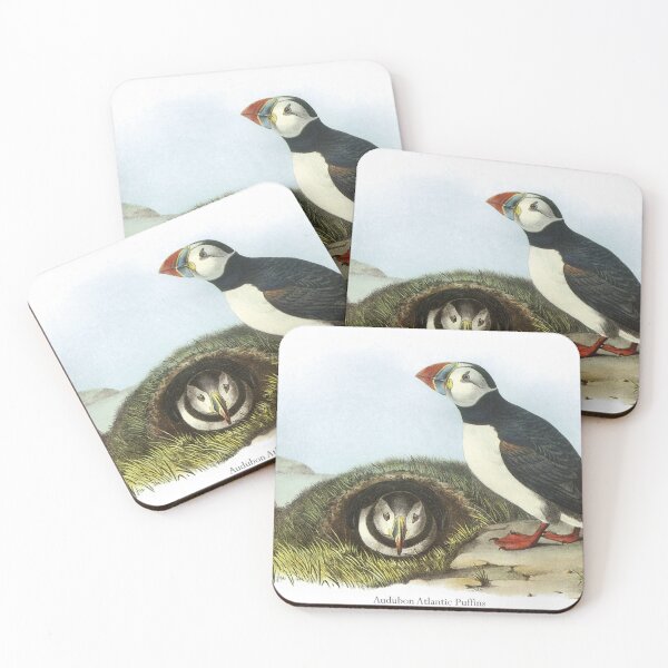 Item preview, Audubon Atlantic Puffins designed and sold by nanengen2.