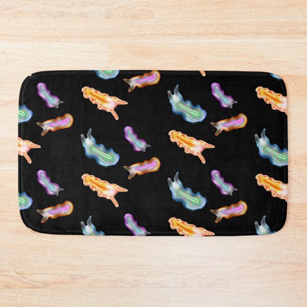 Item preview, Cool sea creatures, Turbellaria, black background  designed and sold by Osher-BioArt.