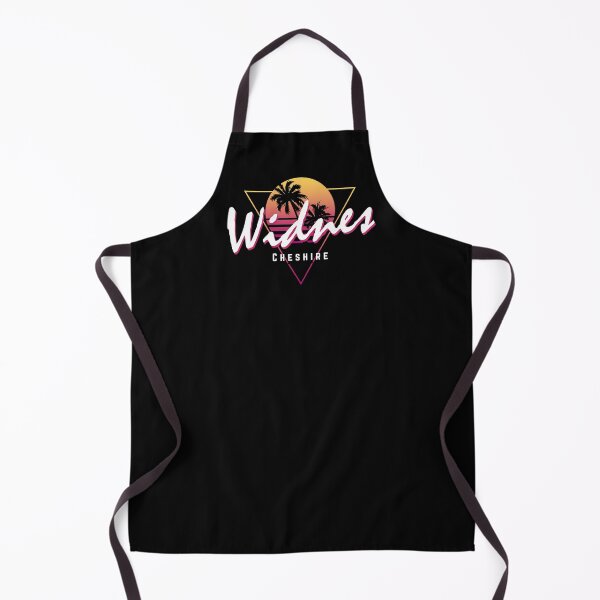 Item preview, Funny 80s Retro Sunset 'Widnes' Cheshire designed and sold by dinosareforever.