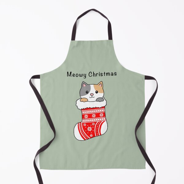 Item preview, Meowy Christmas. Cat in stocking designed and sold by Scat the cat.