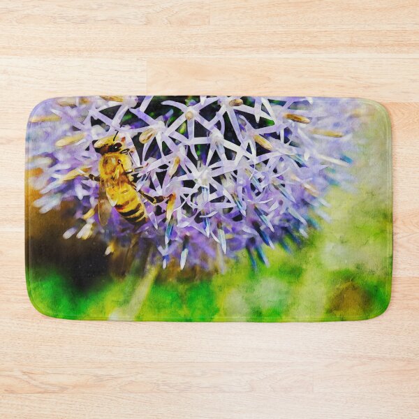 Item preview, Bee On Small Globe Thistle 4 designed and sold by Robert Alsop.
