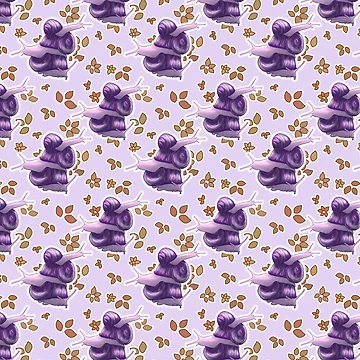 Artwork thumbnail, Snail Stack Purple by Kirin-Riki