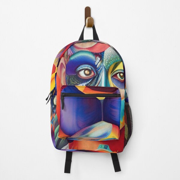 Item preview, Fantasy, portrait wall art print. Woman with painted face. Colorful, abstract wall art as prints, on canvas, or large posters. Wall art decor for your home. designed and sold by JoelsCorner.