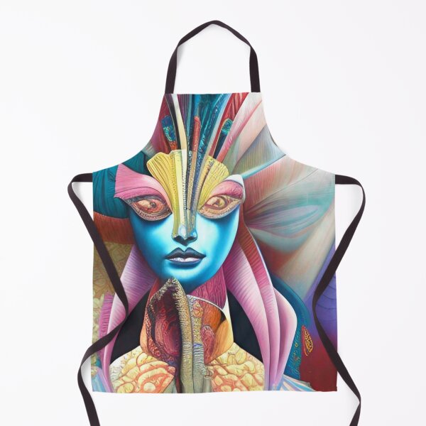 Item preview, Fantasy, young woman portrait fine art. Colorful, abstract wall art as prints, on canvas, or large posters. Wall art decor for your home. designed and sold by JoelsCorner.
