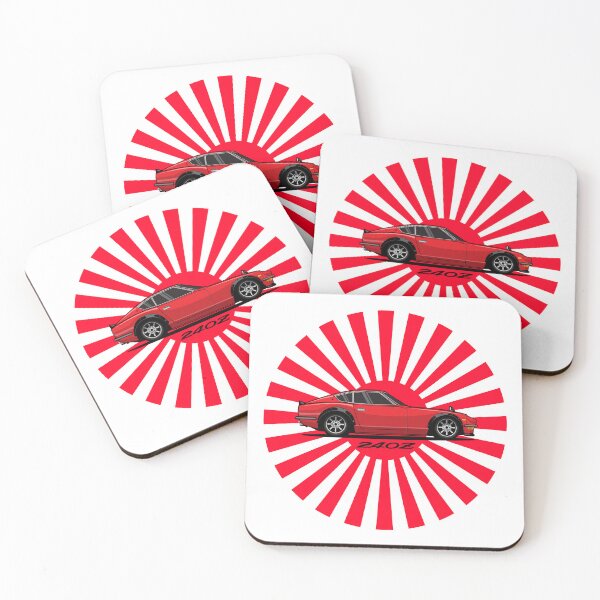 Item preview, Red Datsun 240 z Japanese Sun designed and sold by blackdogshop.