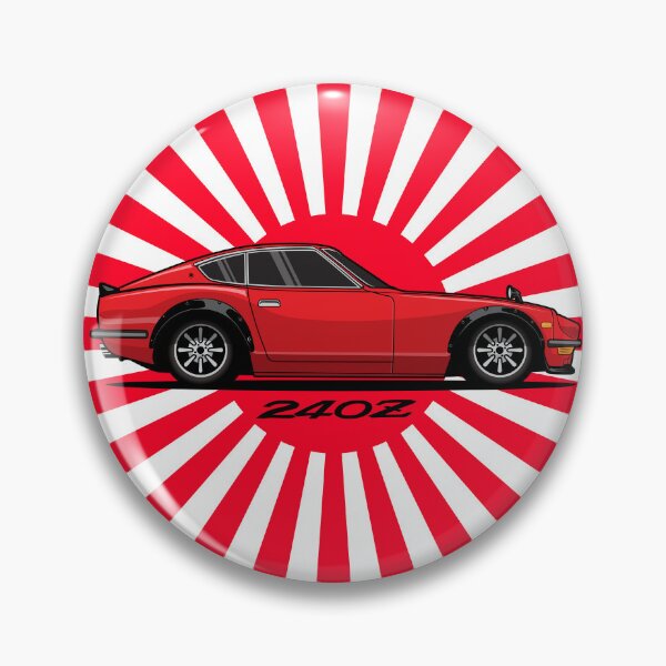 Item preview, Red Datsun 240 z Japanese Sun designed and sold by blackdogshop.
