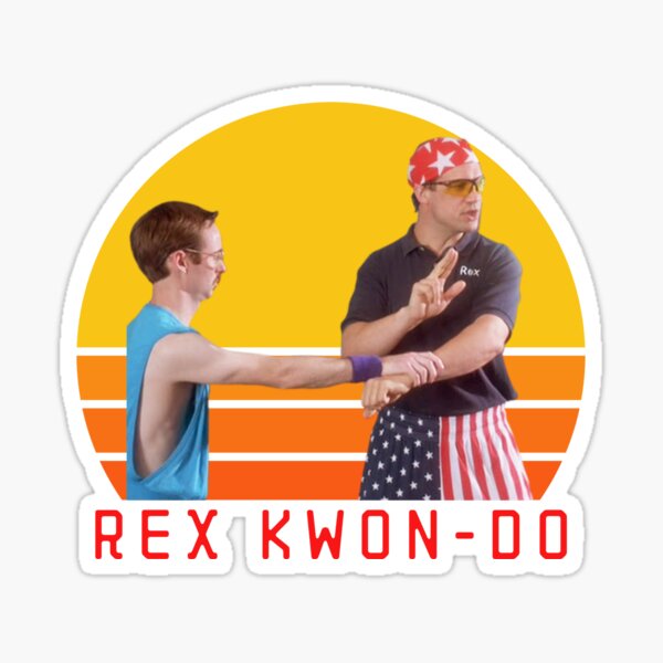 "Rex Kwon Do" Sticker for Sale by purplepeppers Redbubble