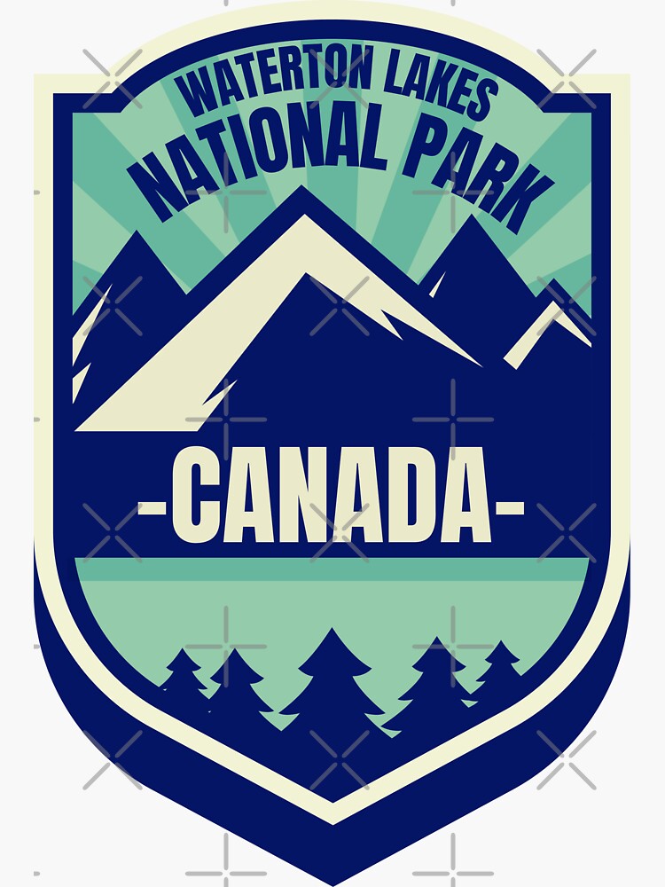 "Waterton Lakes National Park, Alberta" Sticker for Sale by