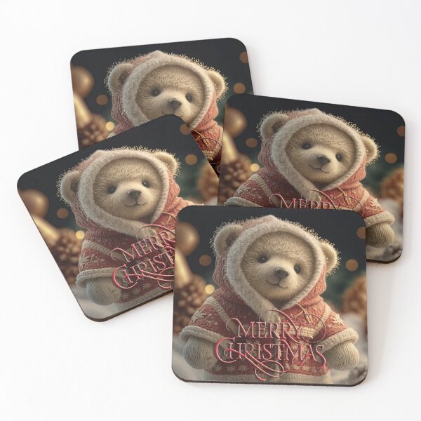 Item preview, Teddy Bear Christmas Greeting Card designed and sold by Charlies-Artbox.