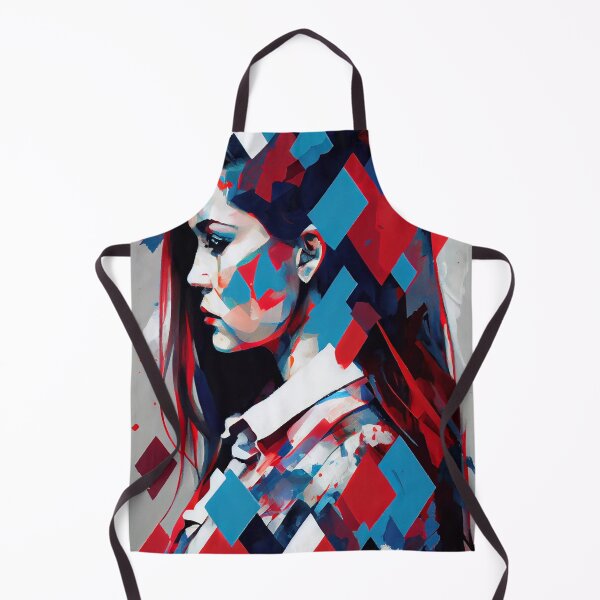 Item preview, Sad Girl - Overlapping Squares - Abstract Art designed and sold by Mitch-Angelo.
