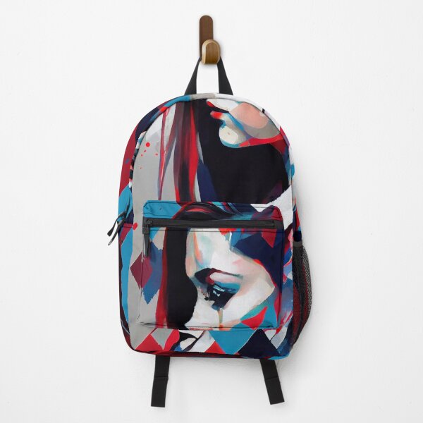 Item preview, Sad Girl - Overlapping Squares - Abstract Art designed and sold by Mitch-Angelo.
