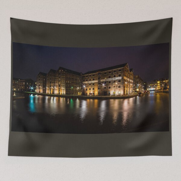 Item preview, Gloucester Docks by Night designed and sold by hawkie.