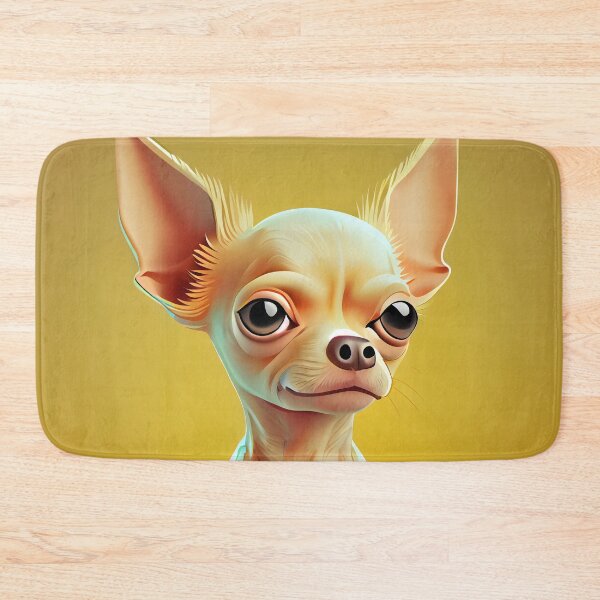 Item preview, Cute Flat Chihuahua Portrait Digital Painting designed and sold by CodeAndColors.