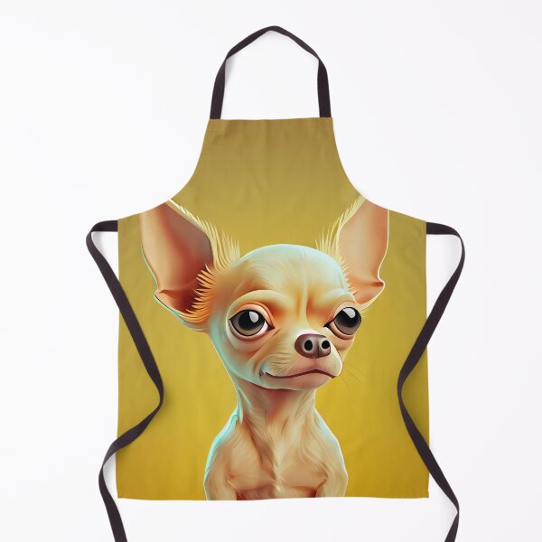 Item preview, Cute Flat Chihuahua Portrait Digital Painting designed and sold by CodeAndColors.