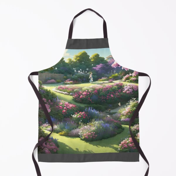 Item preview, April Sweet Pea Garden Path designed and sold by FamiliarPufferfish.