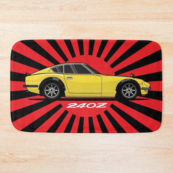 Item preview, Yellow Datsun 240 z Japanese Sun designed and sold by blackdogshop.